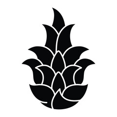 Dragon fruit vector on trendy design