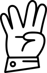 Hand Gesture Icon