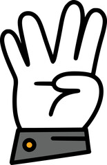 Obraz premium Hand Gesture Icon