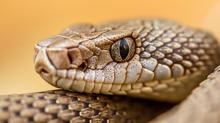 Fototapeta premium Detailed Snake Head Macro Sho