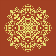 Mandala Ornament Logo with a Fantasy Feel