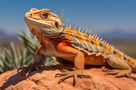 lizards in the desert