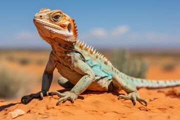 lizards in the desert