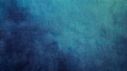 cerulean blue, blue fabric, blue cloth, ocean blue dark blue abstract vintage background for design. Fabric cloth canvas texture. Color gradient, ombre. Rough, grain. Matte, shimmer	