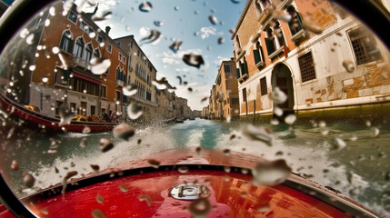 Ride along the Venice canal.