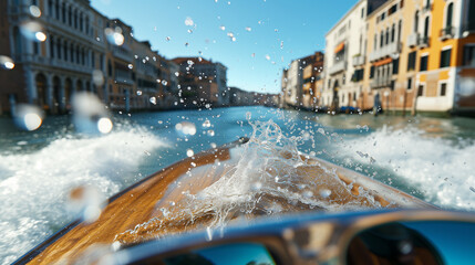 Ride along the Venice canal.