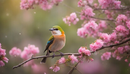 Obraz premium A bird portrait on nature background