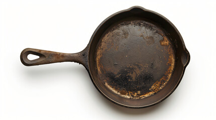 Old cast iron pan