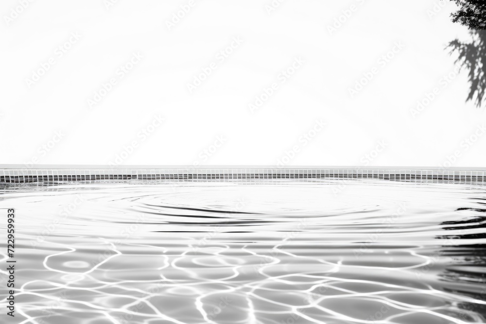 Poster a black and white photo of a pool. suitable for various applications