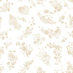 seamless pattern with flowers