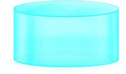 Transparent Product Podium