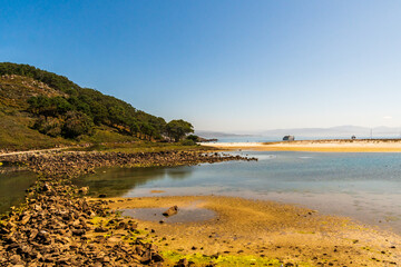 Paisaje en las Islas Cies.