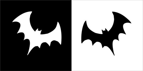 Illustration vector graphics of bat icon