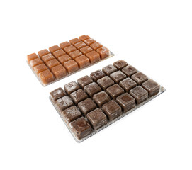 Fish Food Isolated, Insect Briquettes, Frozen Artemia, Cold Daphnia, Frozen Bloodworm