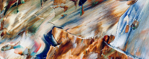 abstract background wallpaper. Modern motif visual art. Mixtures of oil paint. Trendy hand painting canvas. Wall decor and Wall art prints Idea. 3D Texture. Art object	