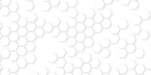 White hexagonal hive-like pattern background.monochrome geometric seamless elegant luxury,Mosaic hexagon dot, futuristic style. Design for business,