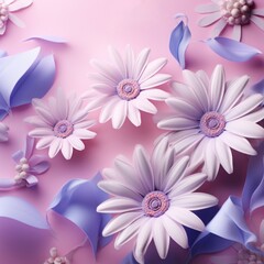 Obraz premium 8th march women s day card with daisies. happy womens day floral greeting card.