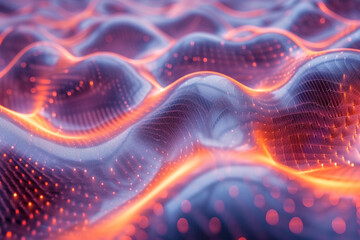 Fototapeta premium holo abstract 3d shapes