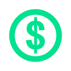 dollar sign icon	