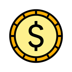 dollar sign icon	