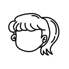 Faceless icon outline