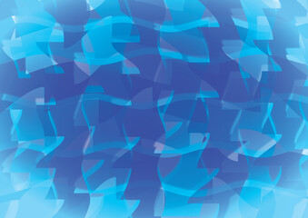 Abstract Light Blue Waves