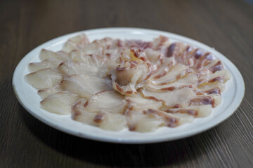 鯛の刺身