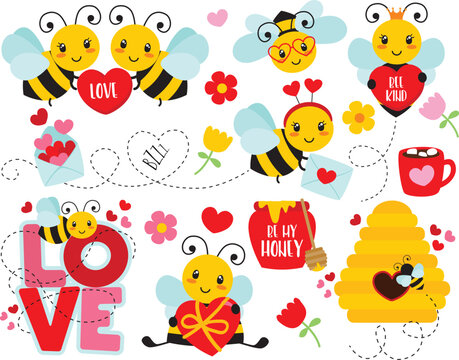 Valentine Bees