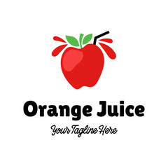 Fruit juice logo. Fresh drink logo.