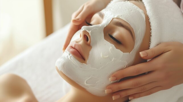 Beauty Spa Delight, Facial Treatment with Peeling Mask by Skilled Beautician