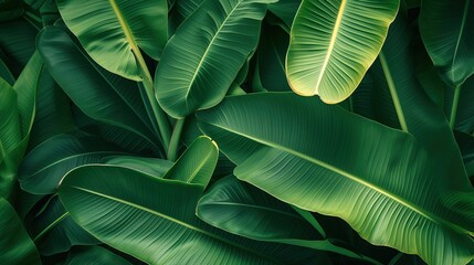 Background of leaves with leaf texture.