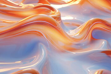 Obraz premium ぐにゃりとしたガラス