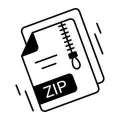 Here is a line icon of file 