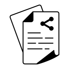 Here is a line icon of file 