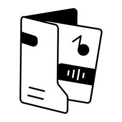 Files and Folders Linear Icon