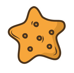 Biscuit Doodle Handdrawn Vector 