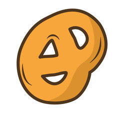 Biscuit Doodle Handdrawn Vector 