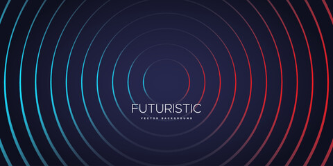 Futuristic Abstract background. Glowing lines banner.
Swirl lines element. Futuristic technology concept. 
Horizontal banner template. Suit for cover, banner, website