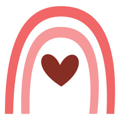 Cute Valentines Day Icon Vector