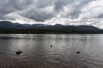 Lake Morlich, cairngorms scottish highlands.