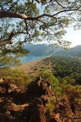 Cirali beach in Antalya Province, Turkey	