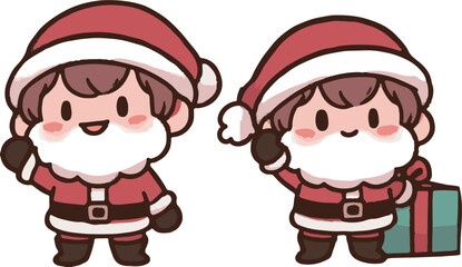 クリスマスのサンタクロース