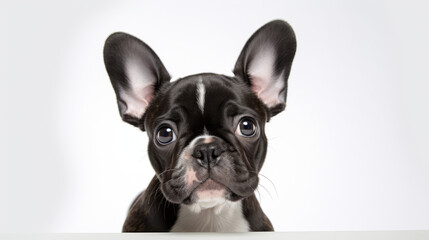 Fototapeta premium Portrait of a dog, looking straight into the camera