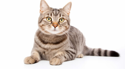 Obraz premium Portrait of a cat, looking straight into the camera