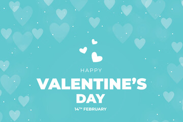 Vector love heart shaped decorative background, Valentine's Day background.