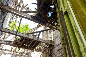 Dunalastair estate, ruins of former house