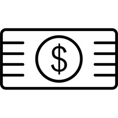 United States Dollar currency Icon