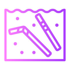 pollution gradient icon