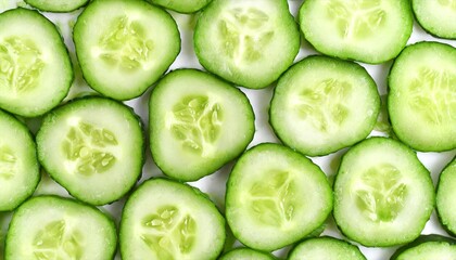 fresh organic cucumbers