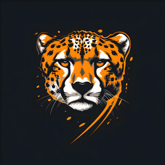 Illustration logo of vector "Cheetah"